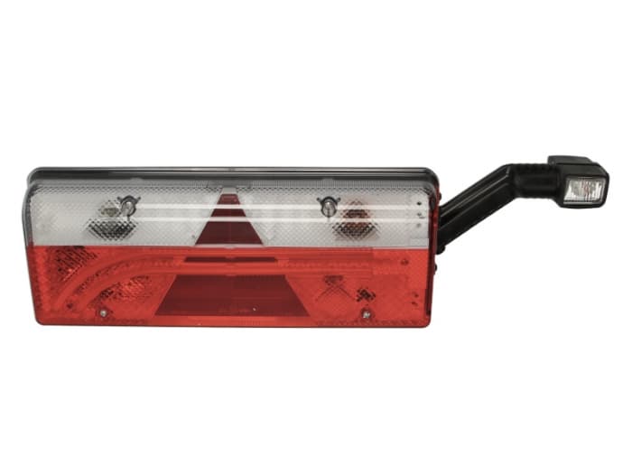 Stop spate dreapta EUROPOINT III (LED, 24V, reflector triunghiular, cu lampa cu brat prelungitor, conector: ASS2.1 7PIN)