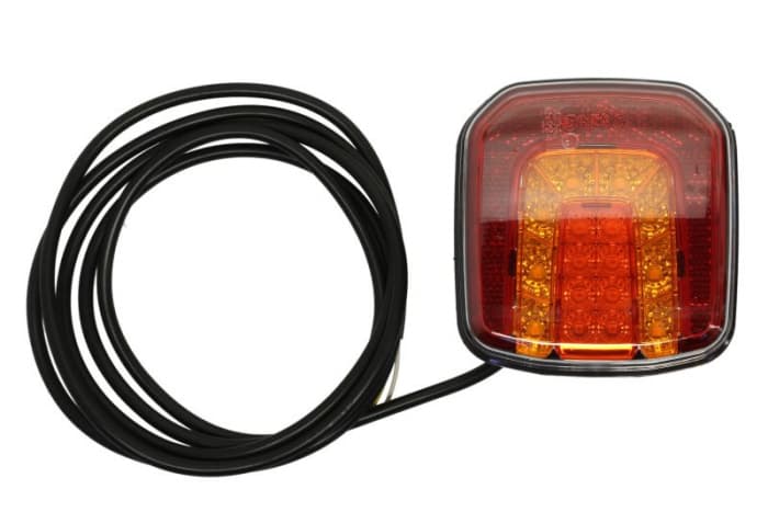 Stop spate stanga dreapta (LED, 12 24V, cu intermitent, cu stop, lumina de parcare, reflector, lungime cablu: 0,2m, cu un rezistor de sarcina indicator)