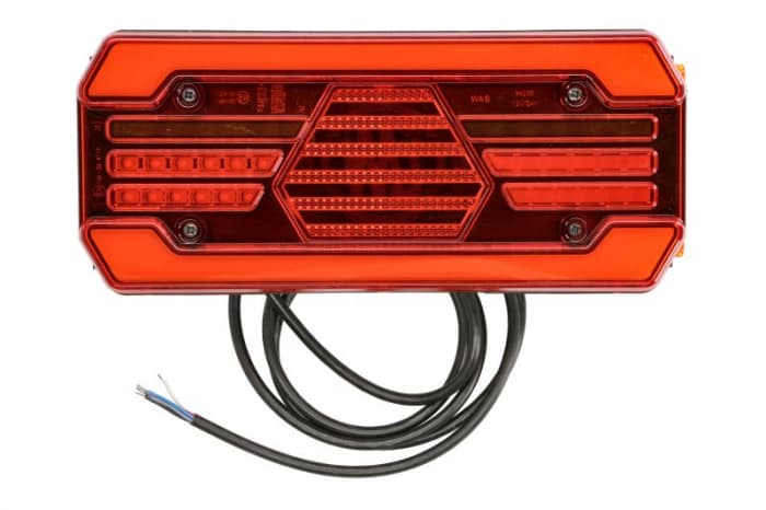 Stop spate stanga (LED, 12 24V, cu intermitent, cu far ceata, lumina de marsarier, cu stop, lumina de parcare, reflector lungime cablu: 2m)