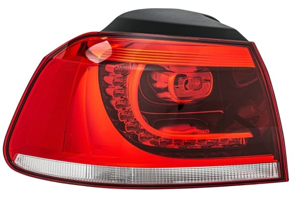 Stop tripla lampa spate stanga (exterior LED, Semnalizator alb, culoare sticla: rosu) VW GOLF 2008-2013