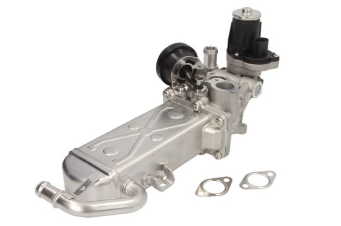 Supapa EGR modul cu radiator AUDI A3, Q3, TT; SEAT ALHAMBRA, ALTEA, ALTEA XL, LEON; SKODA OCTAVIA II, SUPERB II, YETI; VW BEETLE, CADDY III, CADDY IV, CC, EOS, GOLF PLUS, GOLF VI 1.6D 2.0D dupa 2003