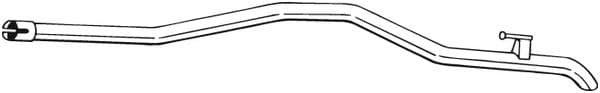 Teava evacuare spate MERCEDES SPRINTER 3,5-T (906), SPRINTER 3-T (906), SPRINTER 4,6-T (906), SPRINTER 5-T (906); VW CRAFTER 30-35, CRAFTER 30-50 2.0D-3.0D dupa 2006