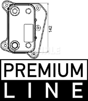 Termoflot radiator ulei MERCEDES Clasa C (W202) 2.2D intre 1997-2000