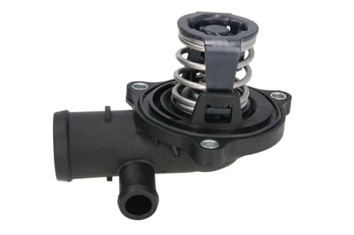 Termostat lichid racire (87 C, in carcasa) potrivit AUDI A4 ALLROAD B8, A4 B8, A5, A6 ALLROAD C6, A6 C6, A6 C7, Q5; PORSCHE CAYENNE; VW PHAETON 2.7D-5.0D 11.02-