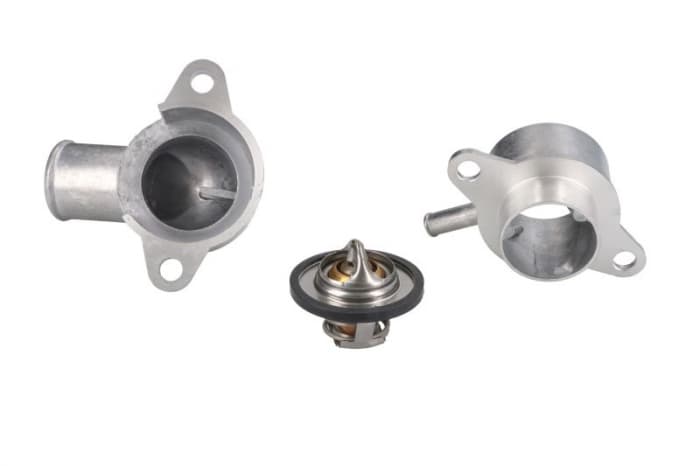 Termostat lichid racire (88 C, cu carcasa) CHEVROLET AVEO KALOS, LACETTI, NUBIRA, REZZO; DAEWOO KALOS, LACETTI, LANOS, NUBIRA 1.4 1.6 1.8 dupa 2007