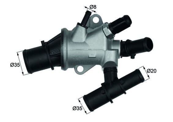 Termostat lichid racire (88 C, in carcasa) potrivit FIAT MULTIPLA 1.9D 09.00-06.10