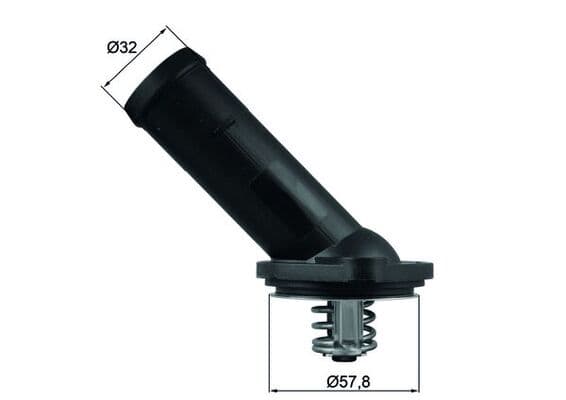 Termostat lichid racire (92 C, in carcasa) potrivit AUDI A1, A3, A6 C6; SEAT ALTEA, ALTEA XL, IBIZA IV, IBIZA IV SC, IBIZA IV ST, LEON; SKODA FABIA II, OCTAVIA II, ROOMSTER 1.6D 3.2 02.09-08.15