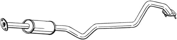 Toba esapament mijloc NISSAN ALMERA II 1.5 1.8 intre 2000-2006