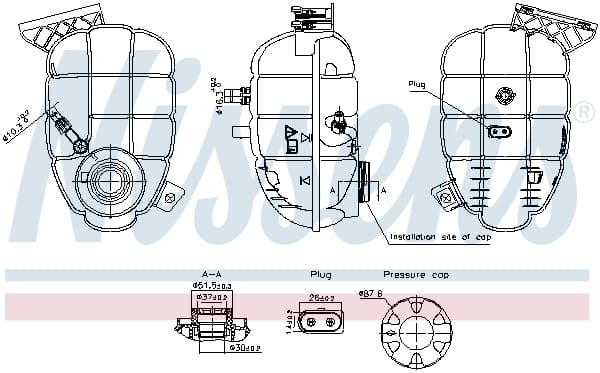 Vas expansiune potrivit BMW Seria 1 (F20), 1 (F21), 2 (F22, F87), 2 (F23), 3 (F30, F80), 3 (F31), 3 GRAN TURISMO (F34), 4 (F32, F82), 4 (F33, F83), 4 GRAN COUPE (F36) 07.11-