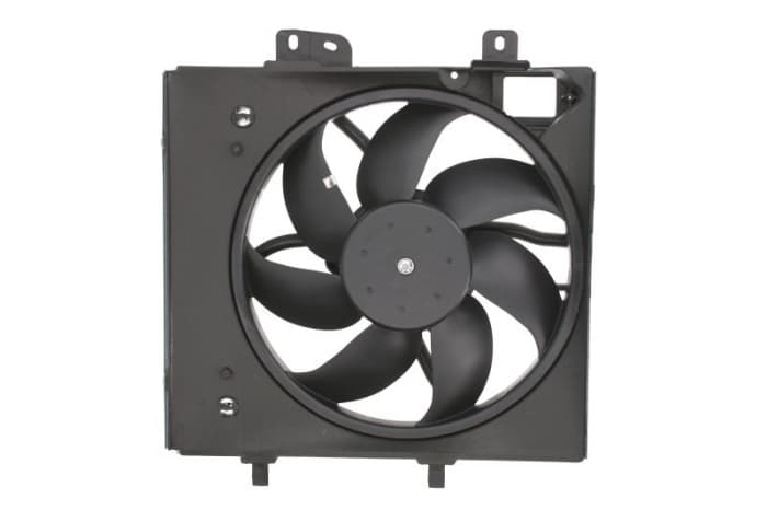 Ventilator radiator CITROEN C2, C2 ENTERPRISE, C3 AIRCROSS II, C3 I, C3 II, C3 PLURIEL, C4 CACTUS, C-ELYSEE, DS3; OPEL CROSSLAND X; PEUGEOT 1007, 2008 I, 207, 207 CC, 207 SW, 208, 208 I 1.0-1.6LPG dup