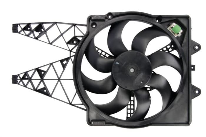 Ventilator radiator (cu carcasa) ABARTH GRANDE PUNTO; FIAT PUNTO EVO 1.3D 1.4 intre 2007-2012