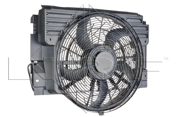 Ventilator radiator (cu carcasa) BMW X5 (E53) 3.0-4.8 intre 2000-2006