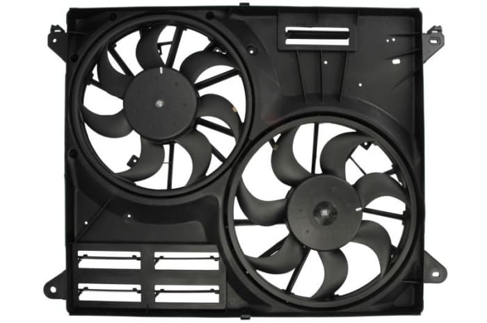 Ventilator radiator (cu carcasa, dublu) potrivit FORD USA EDGE 2.0D 08.15-07.18