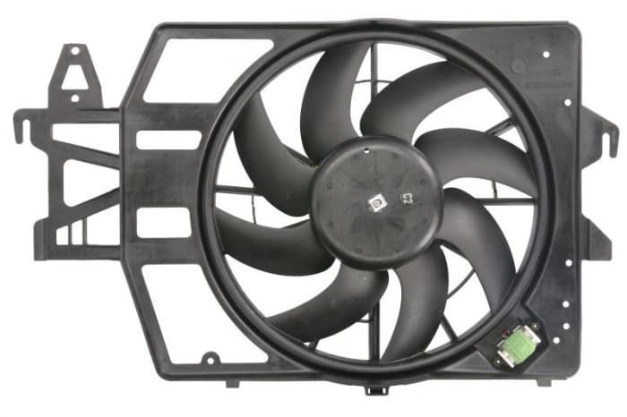 Ventilator radiator (cu carcasa) FORD ESCORT 95, ESCORT CLASSIC, ESCORT V, ESCORT VI; TOYOTA COROLLA 1.4-1.9D intre 1990-2001