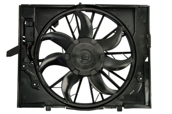 Ventilator radiator (cu carcasa) potrivit BMW 5 (E60), 5 (E61), 6 (E63), 6 (E64), 7 (E65, E66, E67) 2.5-4.4 07.01-12.10
