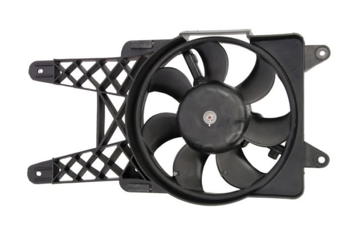 Ventilator radiator (cu carcasa) potrivit FIAT SEICENTO 600 1.1 01.98-01.10