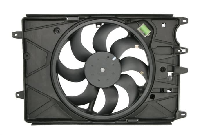 Ventilator radiator cu carcasa potrivit FIAT TIPO 1.3D-1.6D 10.15-10.20