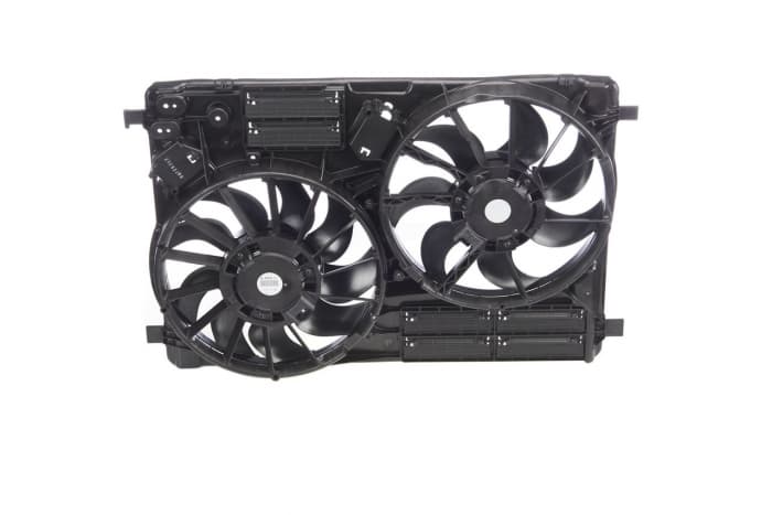 Ventilator radiator (cu carcasa) potrivit FORD C-MAX II, FOCUS III, FOCUS III HATCHBACK, FOCUS III KOMBI, GRAND C-MAX, KUGA II 1.5 1.5D 2.0D 02.11-02.20