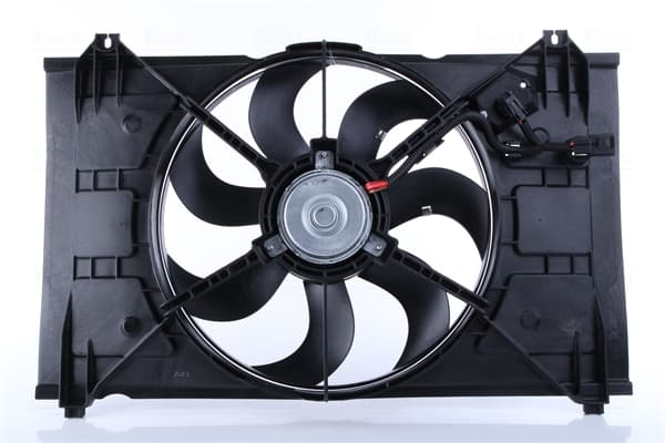 Ventilator radiator (cu carcasa) potrivit KIA RIO II 1.4 1.5D 1.6 03.05-12.11