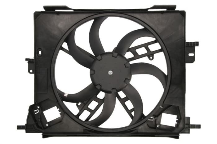 Ventilator radiator (cu carcasa) potrivit RENAULT TWINGO III; SMART FORFOUR, FORTWO 0.9 0.9LPG 1.0 07.14-
