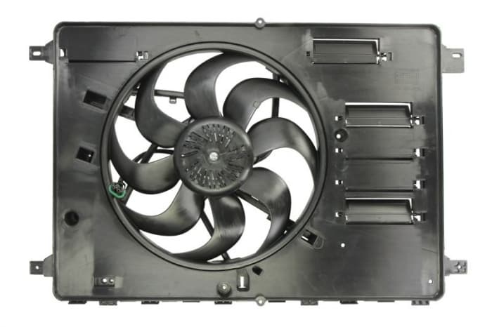 Ventilator radiator (cu carcasa) potrivit VOLVO V70 III, XC60 I; FORD GALAXY II, KUGA I, MONDEO IV, S-MAX 2.0-2.5 05.06-02.17