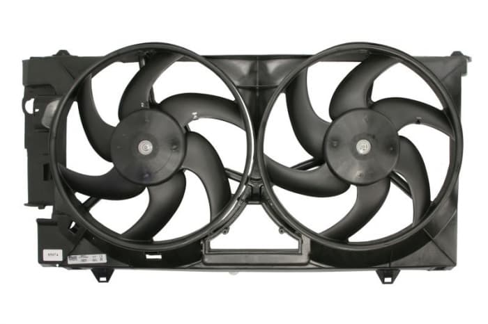 Ventilator radiator Dreapta (cu carcasa) potrivit CITROEN BERLINGO, BERLINGO MINIVAN, XSARA, XSARA HATCHBACK, XSARA KOMBI; PEUGEOT 306, 406, PARTNER, PARTNER MINIVAN 1.5D-2.0D 05.93-12.15