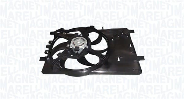 Ventilator radiator potrivit FIAT GRANDE PUNTO, PUNTO, PUNTO EVO, PUNTO EVO HATCHBACK, PUNTO HATCHBACK; OPEL CORSA D, CORSA D HATCHBACK 0.9-1.4LPG 06.05-