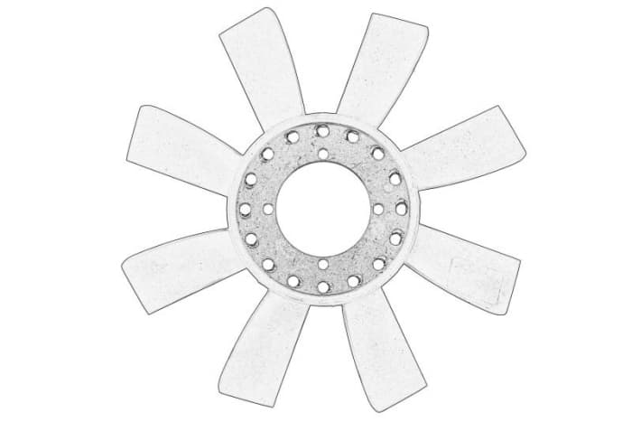 Ventilator radiator potrivit IVECO DAILY I, DAILY II 2.4D 2.5D 2.8D 01.85-05.99