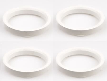 Set 4 inele centrare 67,0 58,1 Alfa Romeo Citroen Fiat Lancia Peugeot