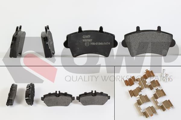 Set placute frana, frana disc QWP WBP257