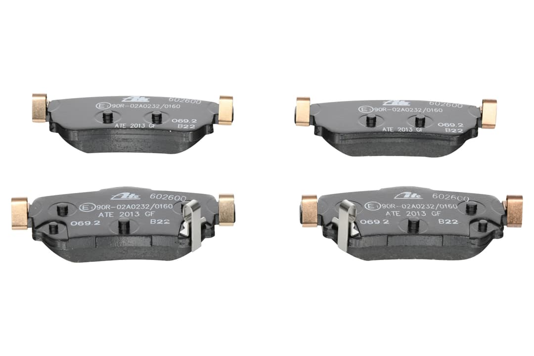 Set placute frana, frana disc ATE 13.0460-2600.2
