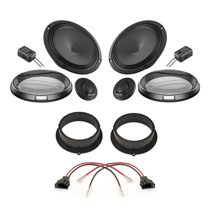 Pachet difuzoare auto Audison Prima dedicat usi spate Audi A4 2015-2018, RMS 100 W