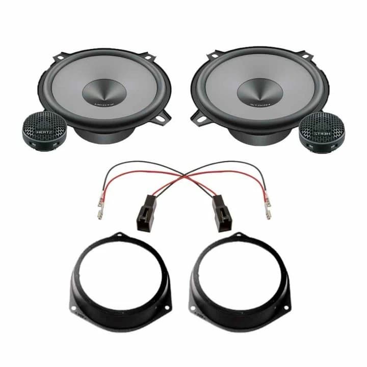 Pachet difuzoare auto Hertz Uno dedicat usi fata Fiat Doblo 2009-, RMS 55W