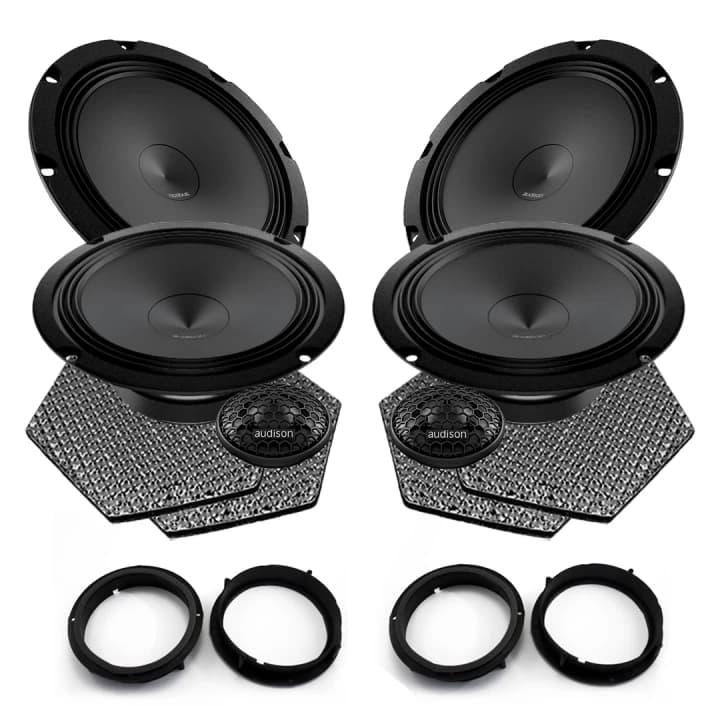 Pachet difuzoare auto Audison Prima dedicat Volkswagen Tiguan 2016-, RMS 100W, 200mm