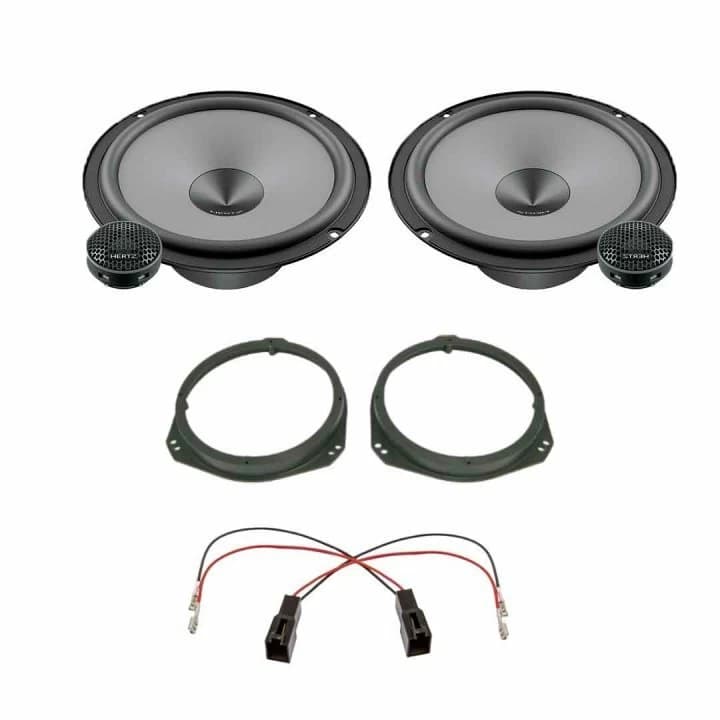 Pachet difuzoare auto Hertz Uno dedicat usi fata Fiat 500 2010-, RMS 75W