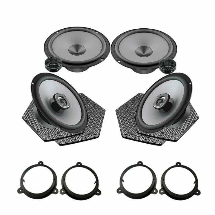 Pachet difuzoare auto Hertz Uno dedicat Renault Clio 2019-, RMS 75W