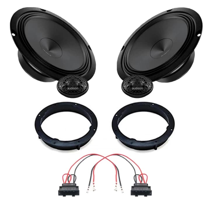 Pachet difuzoare auto Audison Prima dedicat usi fata Skoda Fabia 2014-2021, RMS 100W