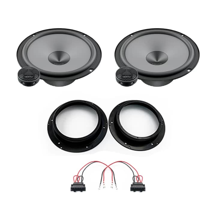 Pachet difuzoare auto Hertz Uno dedicat usi fata Volkswagen Caddy 2015-2020, RMS 75W