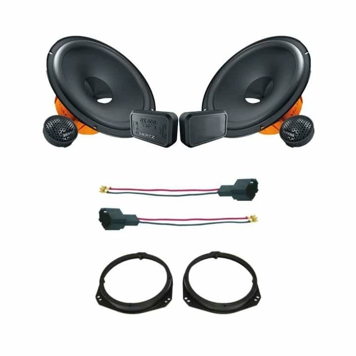 Pachet difuzoare auto Hertz Dieci dedicat usi fata Opel Corsa E 2014-2019, RMS 80W