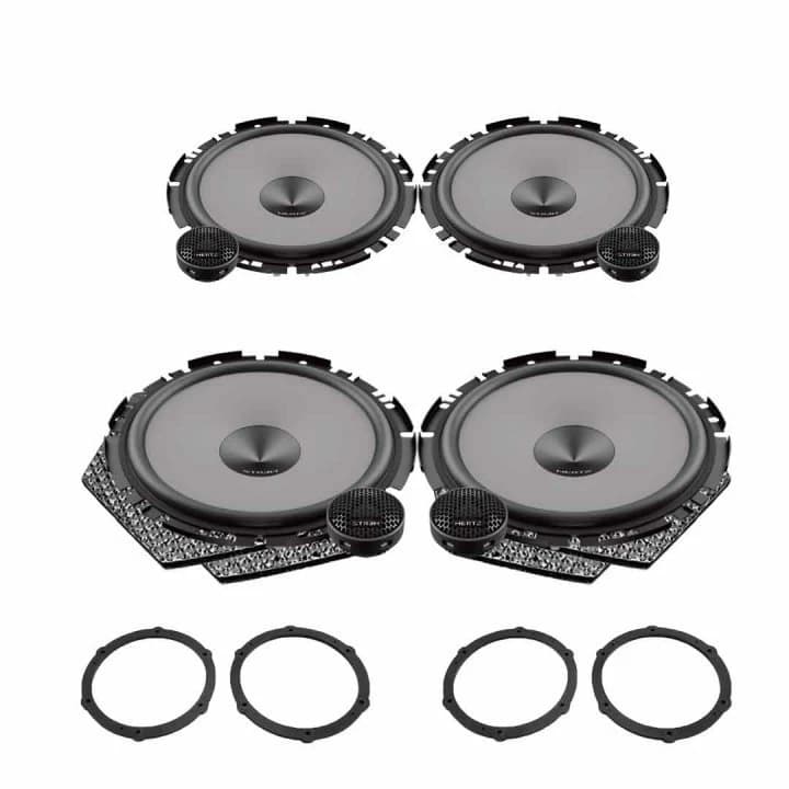 Pachet difuzoare auto Hertz Uno dedicat Peugeot 5008 2009-2017, RMS 70W