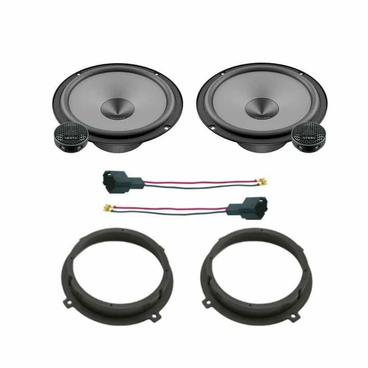 Pachet difuzoare auto Hertz Uno dedicat usi fata Hyundai Accent 2018-, RMS 75W