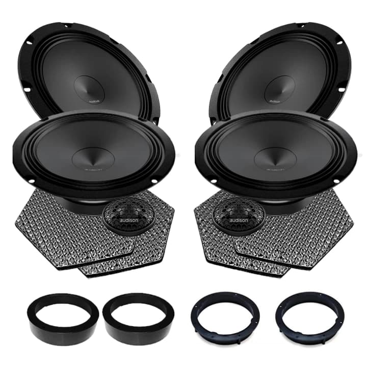 Pachet difuzoare auto Audison Prima dedicat Skoda Superb 2015-, RMS 100W, 200mm