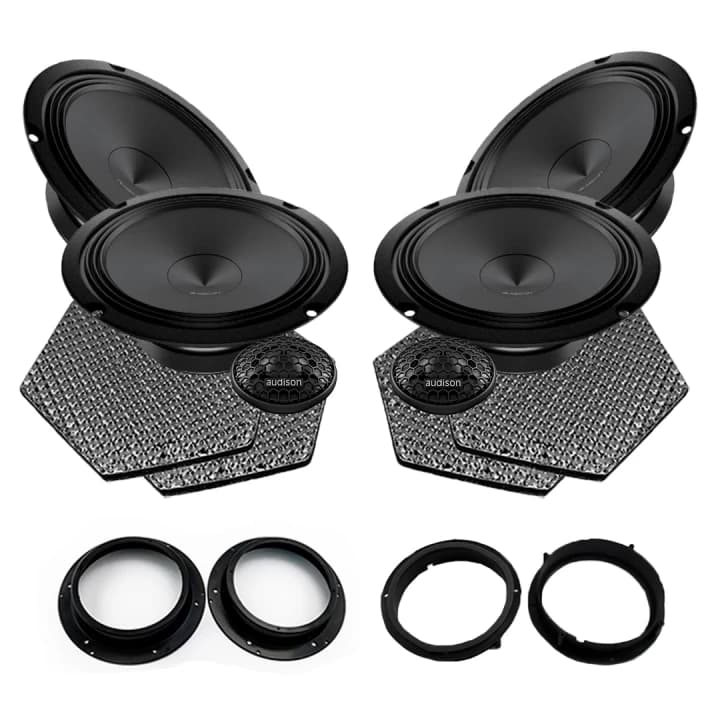 Pachet difuzoare auto Audison Prima dedicat Volkswagen Tiguan 2016-, RMS 100W