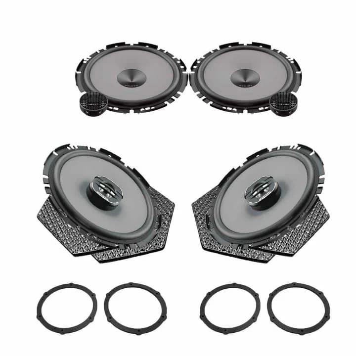 Pachet difuzoare auto Hertz Dieci dedicat Peugeot 208 2012-2019, RMS 80W
