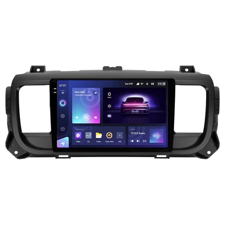 Navigatie Auto Teyes CC3 2K Peugeot Expert 3 2016-2021 4+64GB 9.5" QLED Octa-core 2Ghz, Android 4G Bluetooth 5.1 DSP