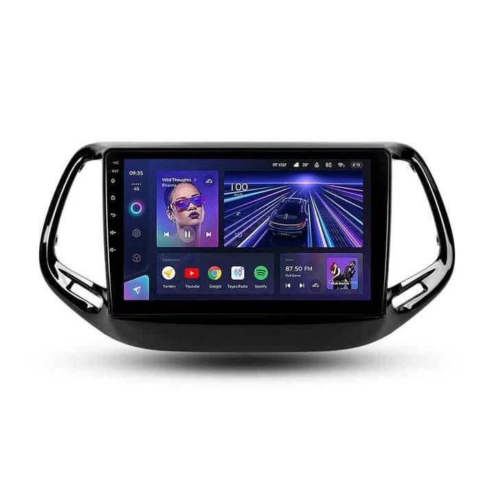 Navigatie Auto Teyes CC3 360° Jeep Compass 2 2016-2018 6+128GB 10.2" QLED Octa-core 1.8Ghz, Android 4G Bluetooth 5.1 DSP