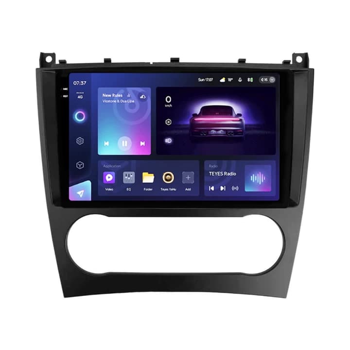 Navigatie Auto Teyes CC3 2K Mercedes-Benz CL C216 2006-2014 4+64GB 9.5" QLED Octa-core 2Ghz Android 4G Bluetooth 5.1 DSP