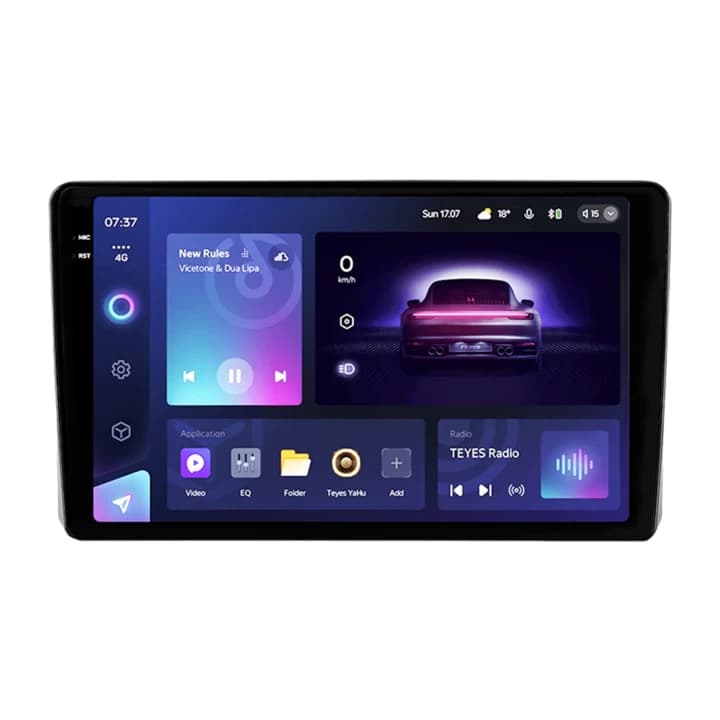 Navigatie Auto Teyes CC3 2K Mitsubishi L200 5 2018-2020 4+64GB 9.5" QLED Octa-core 2Ghz, Android 4G Bluetooth 5.1 DSP