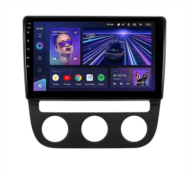 Navigatie Auto Teyes CC3 360° Volkswagen Golf 5 2005-2010 6+128GB 10.2" QLED Octa-core 1.8Ghz, Android 4G Bluetooth 5.1 DSP