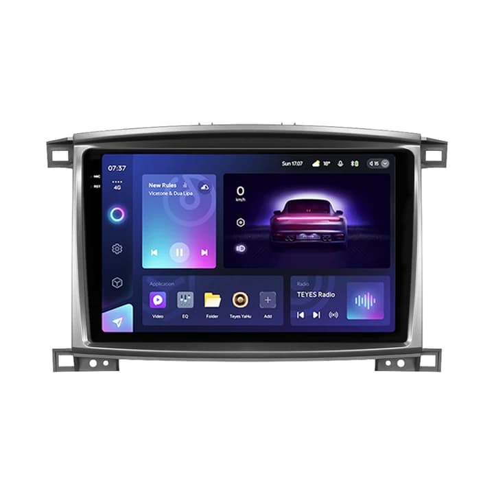 Navigatie Auto Teyes CC3 2K Toyota Land Cruiser LC J100 2002-2007 6+128GB 10.36" QLED Octa-core 2Ghz, Android 4G Bluetooth 5.1 DSP